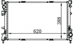 FIAT 500 ABARTHL4 1.4L 12-15 MT radiator