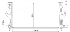 FIAT DUCATO 1.5 D 15- MT radiator