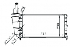 FIAT PUNTOI 55 93- MT radiator