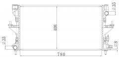 FIAT DUCATO 1.5 D 2015- MT radiator