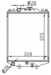 SUZUKI Cervo Mode CN32S’95-98 1995-1998 MT radiator