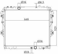 SUZUKI HILUX VIGO/INNOVA'04- 2004- MT radiator