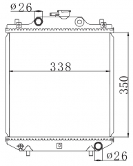 SUZUKI JUSTY TATA ACE MT radiator