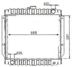 SUZUKI NISSAN PICKUP MT radiator