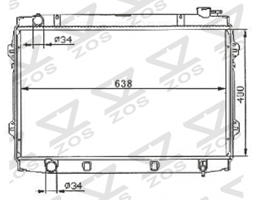 SUZUKI PICKUP MT radiator