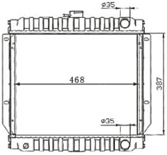 SUZUKI NISSAN PICKUP MT radiator
