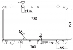 SUZUKI AERIO 2.0 2.3 L4 2002-2007 AT radiator