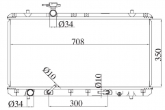 SUZUKI AERIO /LIANA(01-)1.5/1.6 1.6G 2000-2001 AT radiator