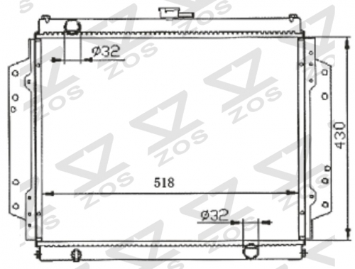 SUZUKI ISUZU MT radiator