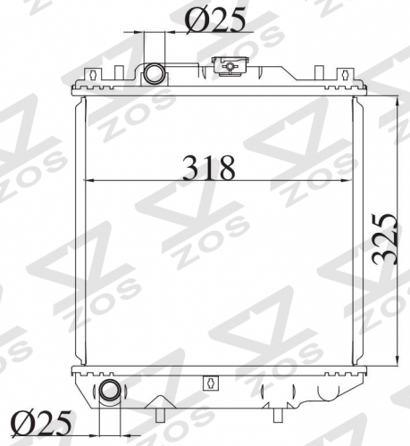 SUZUKI ALTO 1.0G 1994-2000 MT radiator