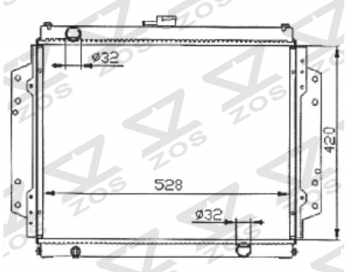 SUZUKI ISUZU MT radiator