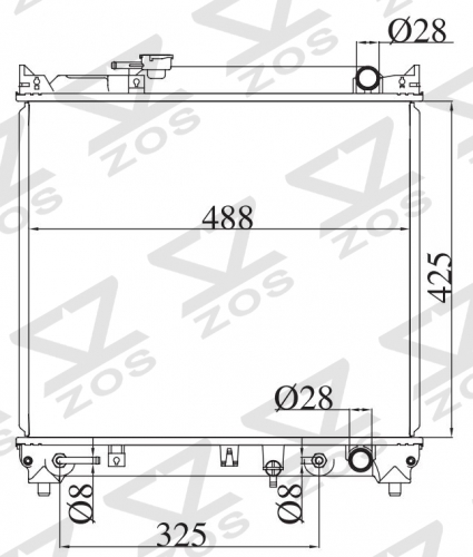 SUZUKI SIDEKICK/VITARA (88-) 1996-1998 AT radiator