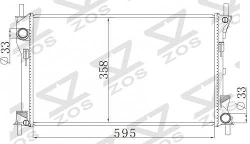 SUZUKI MT radiator