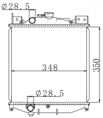 SUZUKI SWIFT II 老雨燕 MT radiator