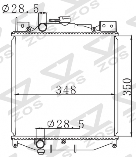 SUZUKI SWIFT II 老雨燕 MT radiator