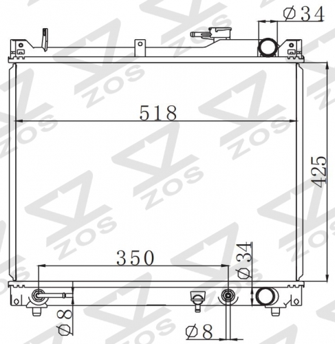 SUZUKI ESCUDO 0 1997-2000 AT radiator