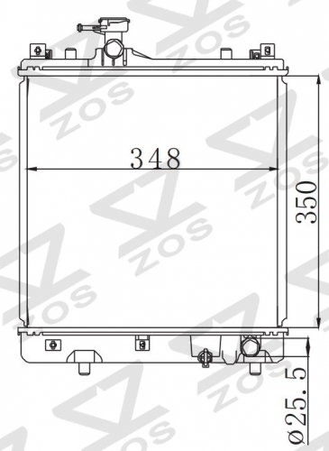 SUZUKI ALTO 1.0 RF410-2 MT radiator