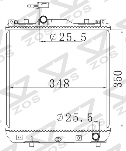 SUZUKI ALTO 800 MT radiator