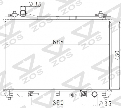 SUZUKI ESCUDO'05 2005 AT radiator