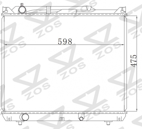 SUZUKI Grand Vitara 2.0HDi 2001- MT radiator