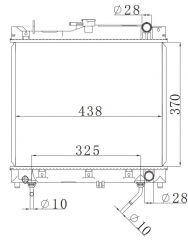SUZUKI SX4 D 2005 AT radiator
