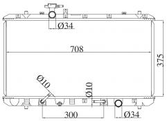 SUZUKI SX4 2006- AT radiator