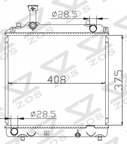 SUZUKI ALTO 1.0 G 2009- MT radiator