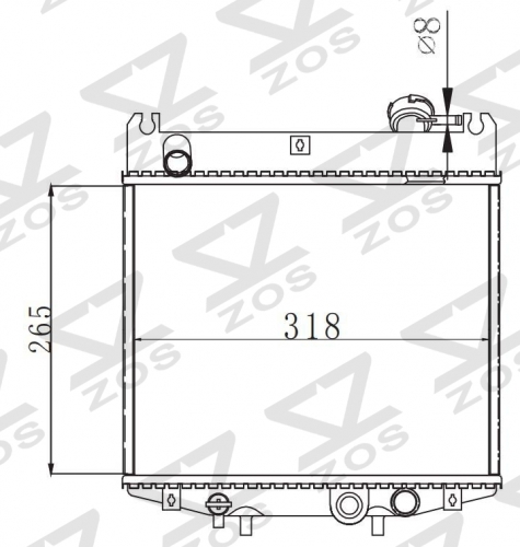 SUZUKI CARRY F6A'91-99 radiator