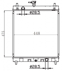 SUZUKI CARRY radiator