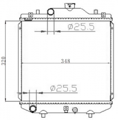 SUZUKI ALTO MAN '95 MT radiator