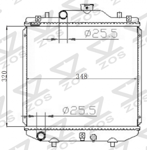 SUZUKI ALTO MAN '95 MT radiator