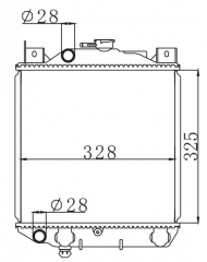 SUZUKI CULTUS/SWIFT MT radiator