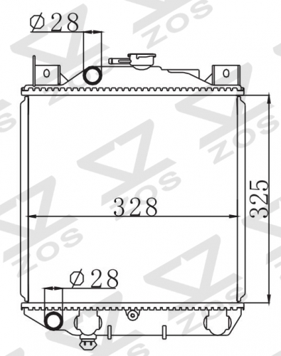 SUZUKI CULTUS/SWIFT MT radiator