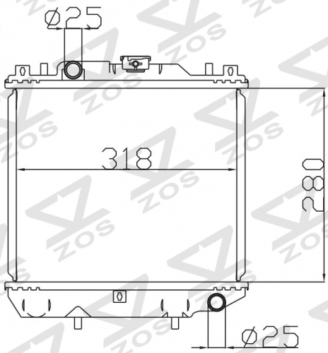 SUZUKI MT radiator