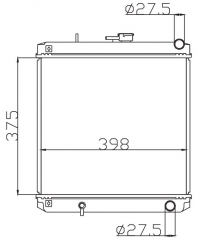 SUZUKI JIMNY MT radiator