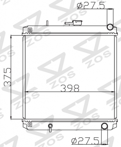 SUZUKI JIMNY MT radiator