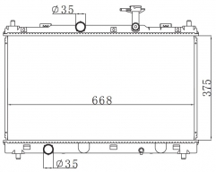 SUZUKI CROSS 1.6 I 16V MT 2013- MT radiator