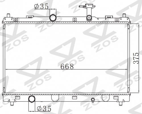 SUZUKI CROSS 1.6 I 16V MT 2013- MT radiator