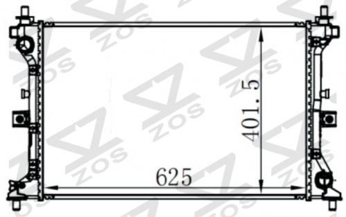 SUZUKI CROSSOVER MT radiator