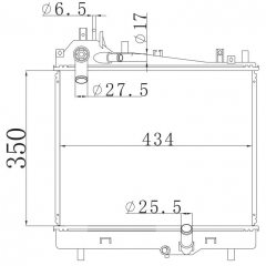 SUZUKI EVERY 17- MT radiator