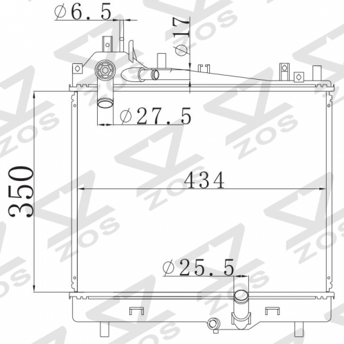 SUZUKI EVERY 17- MT radiator