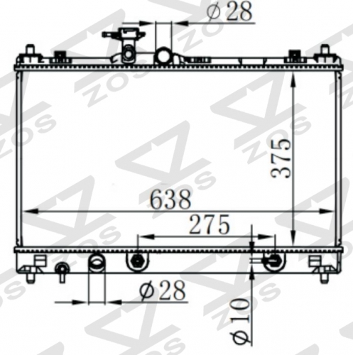 SUZUKI CIAZ'15- AT radiator