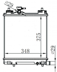 SUZUKI MT radiator