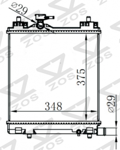 SUZUKI MT radiator