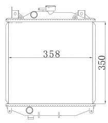SUZUKI SWIFT MT radiator