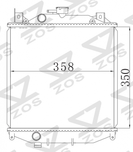 SUZUKI SWIFT MT radiator