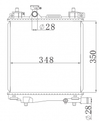 SUZUKI MT radiator