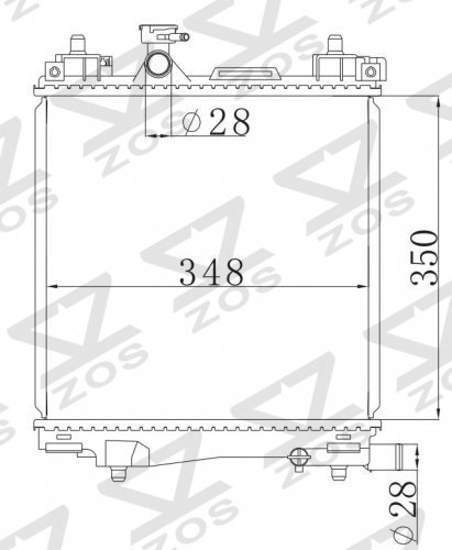 SUZUKI MT radiator