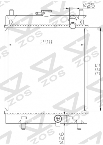 SUZUKI MT radiator