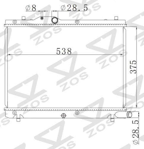 SUZUKI SWIFT (DIESEL) 05- MT radiator